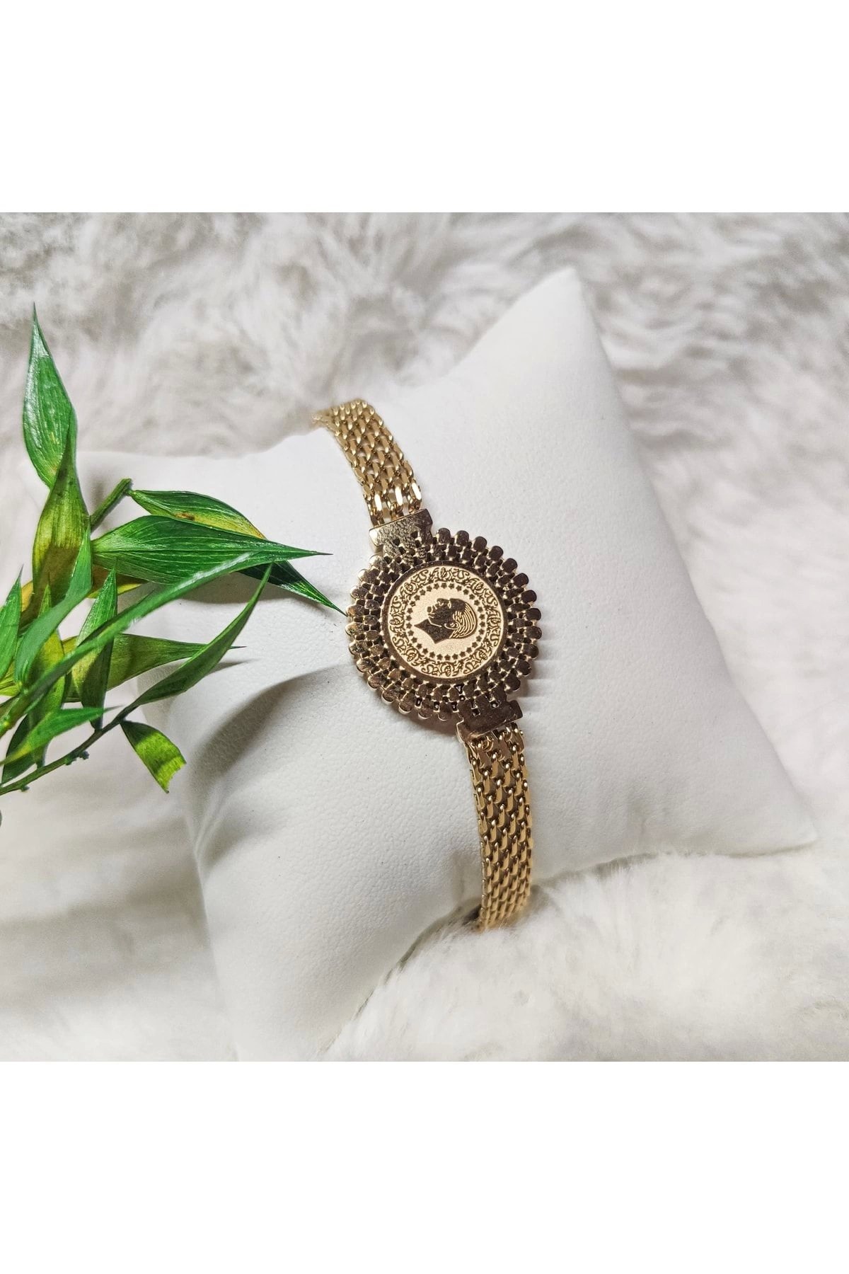 Hasır Kordon Ata Çelik Bileklik