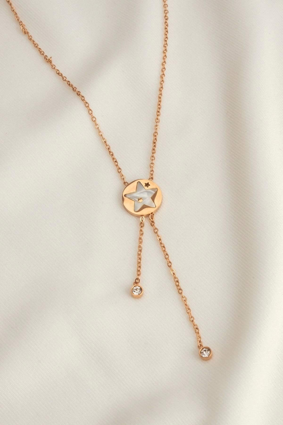 Star Model Steel Necklace