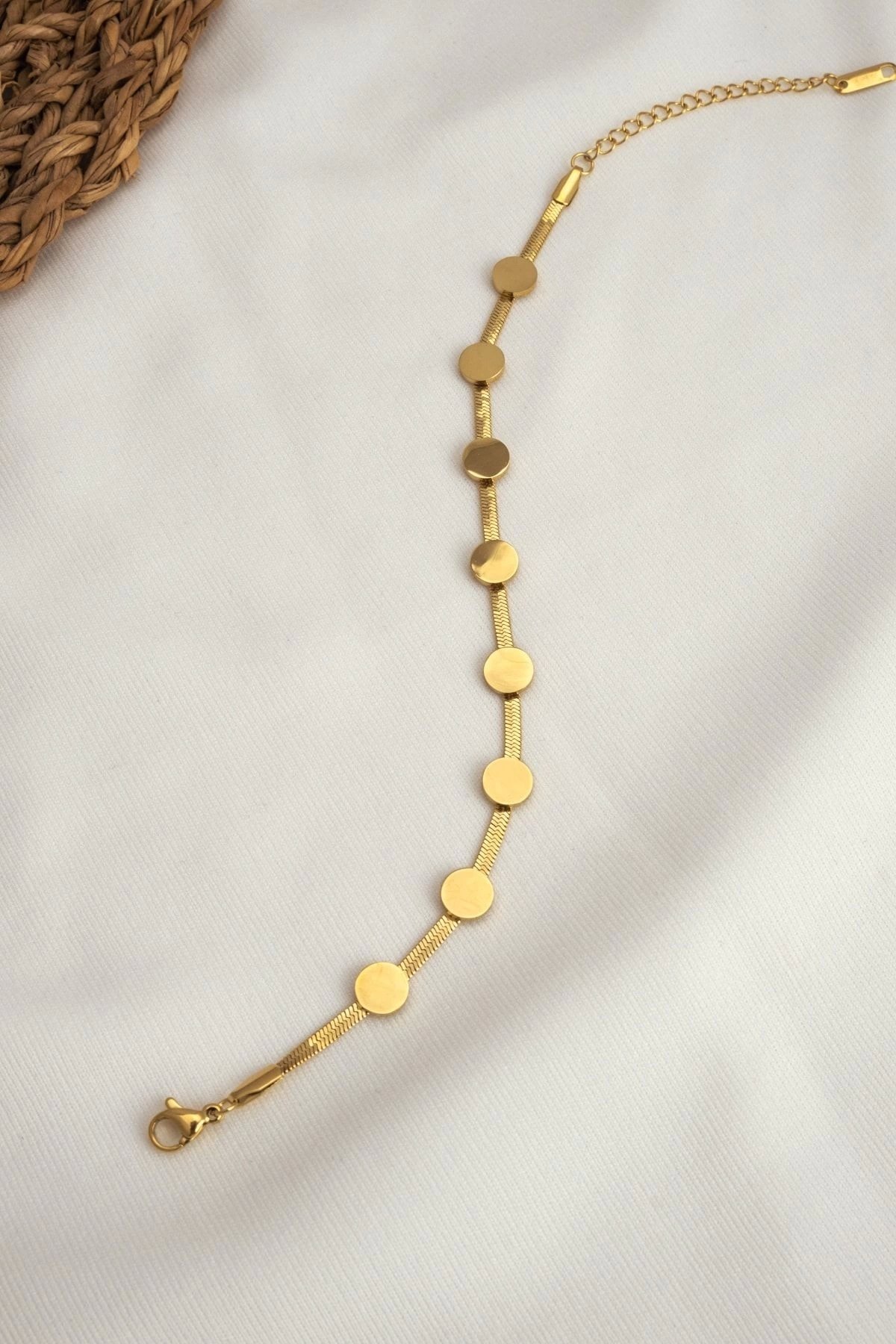 Yeni Sezon Çelik Gold Bileklik