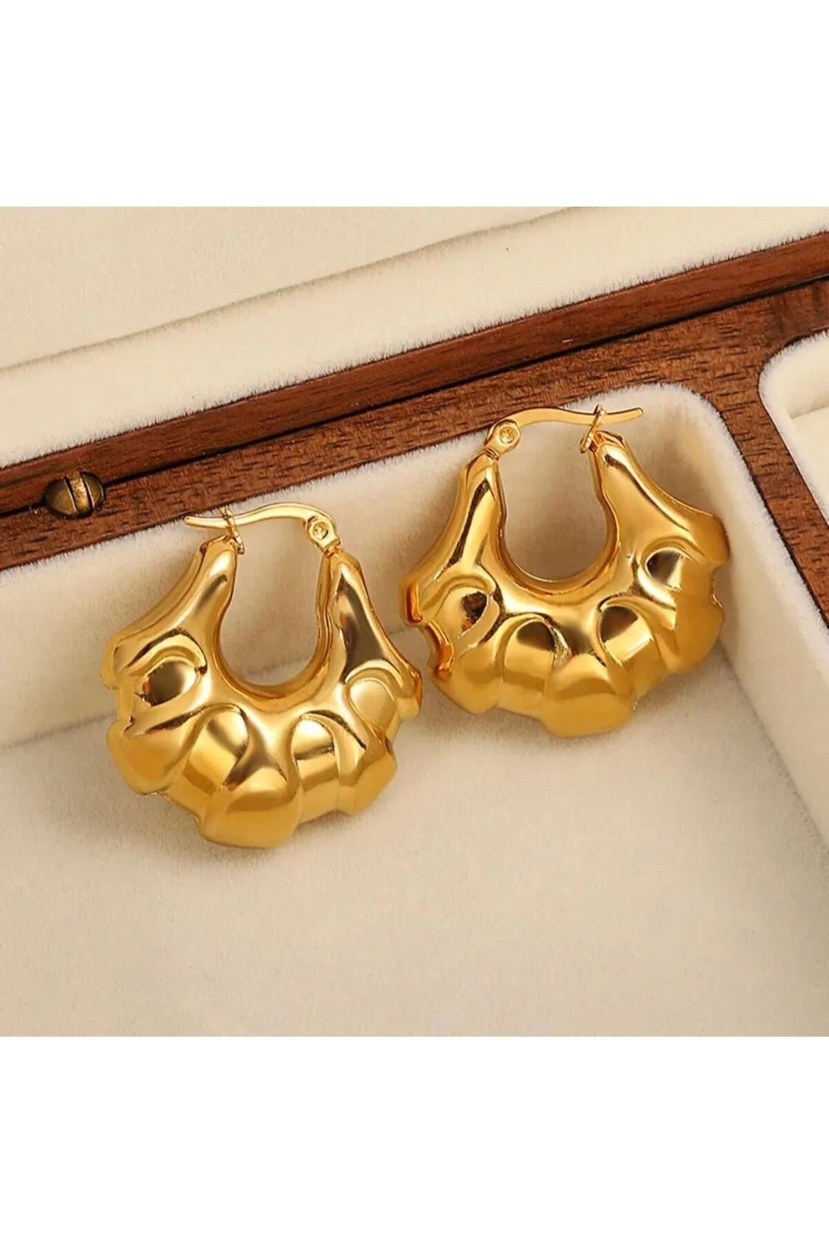 Özel Kaplama Xuping Midye Küpe