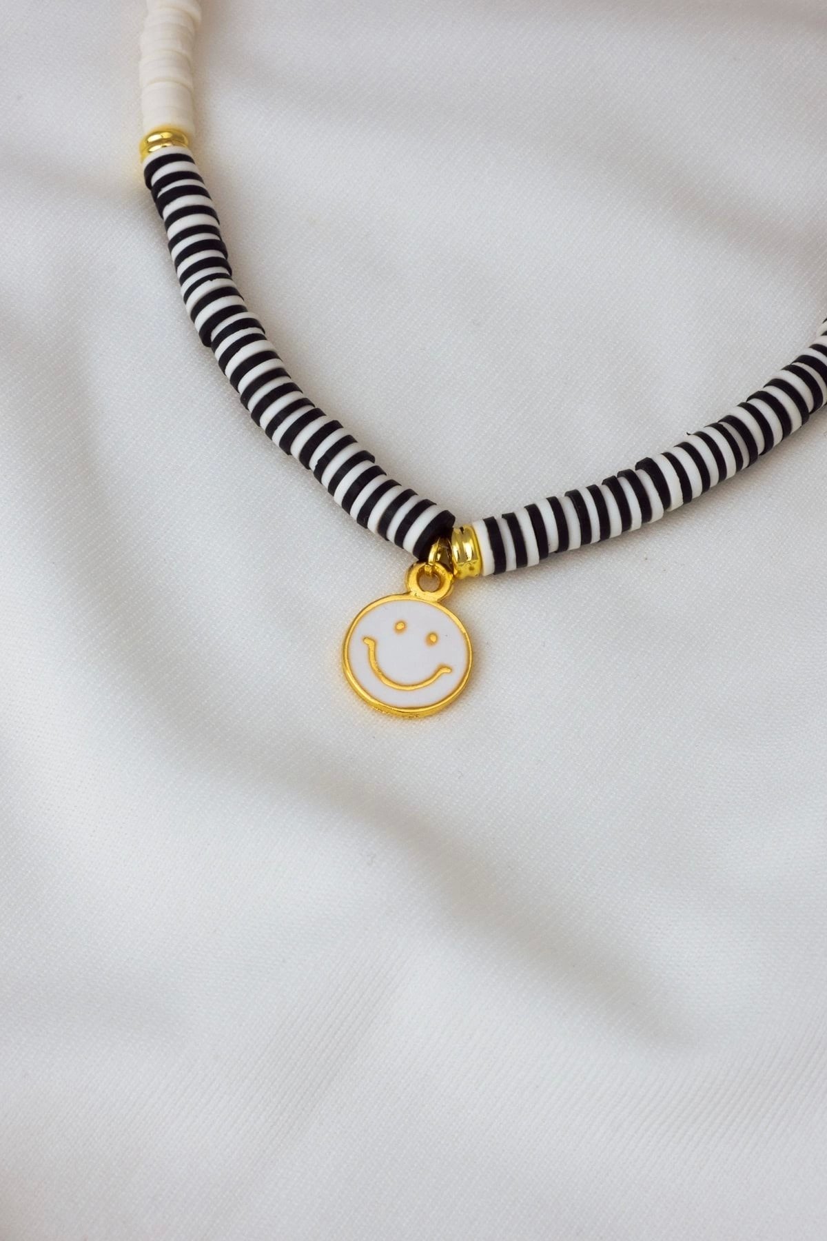 Black and White Fimo Necklace