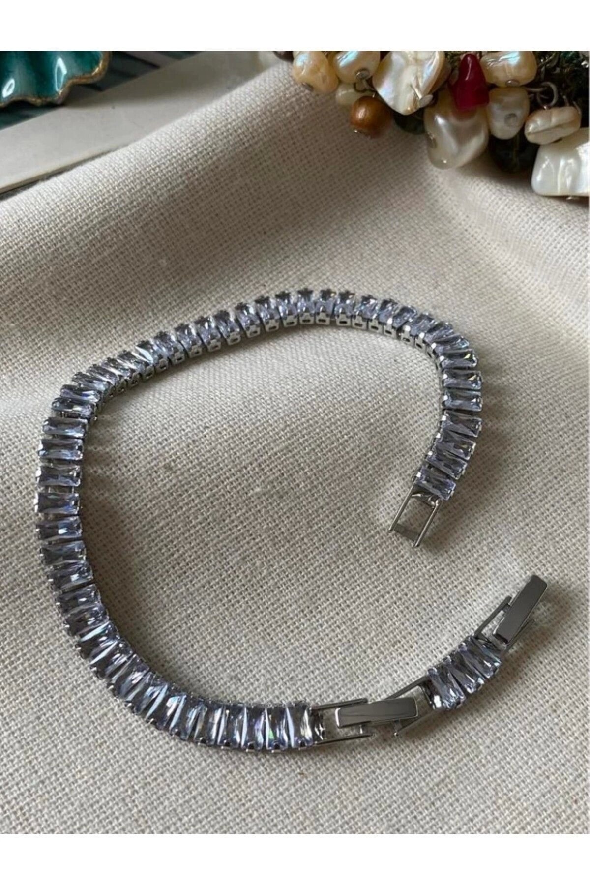 Steel Baguette Waterway Bracelet