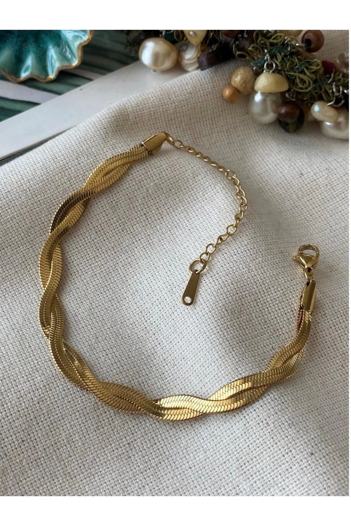 Steel Double Knitted Bracelet