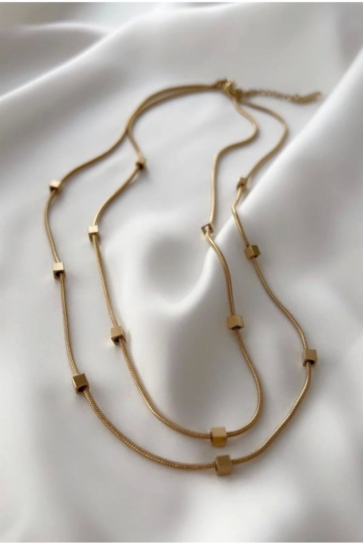 Cubes Steel Necklace