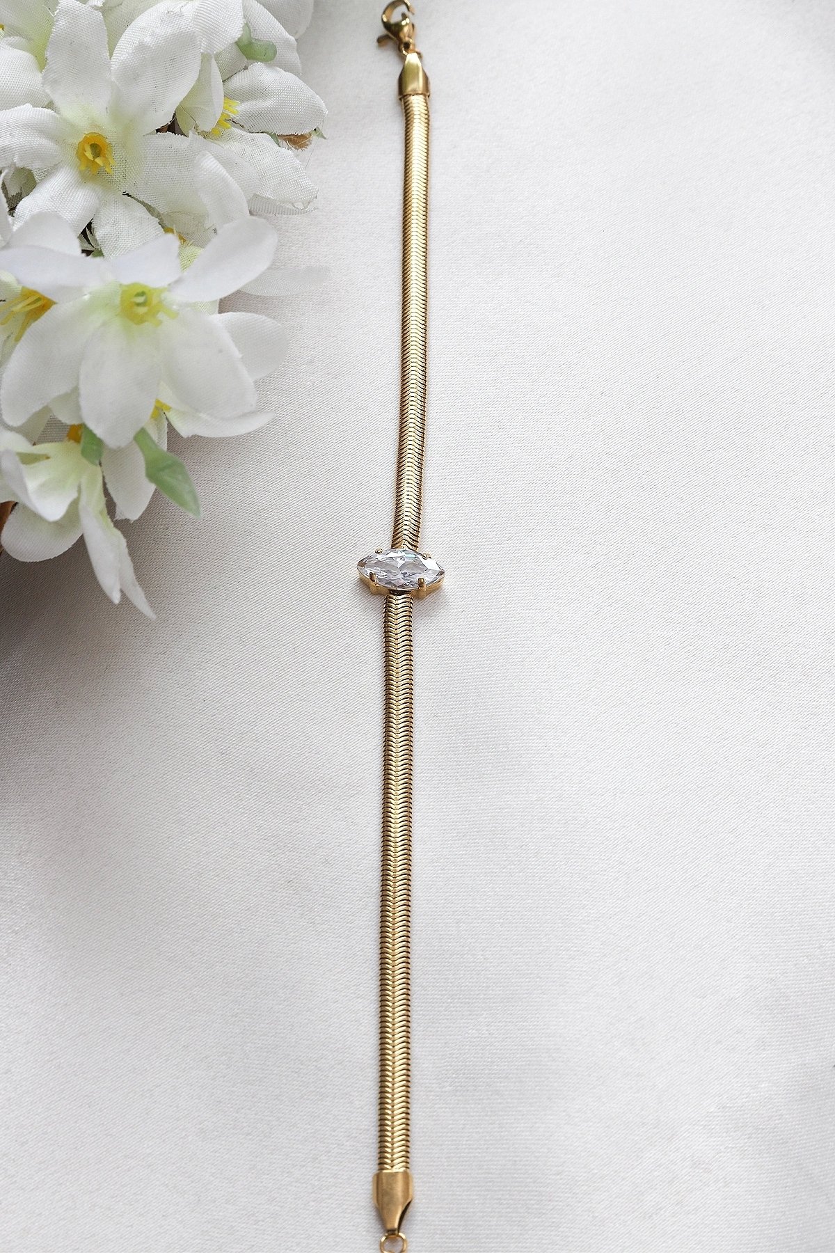 Tek Taş Model Bileklik