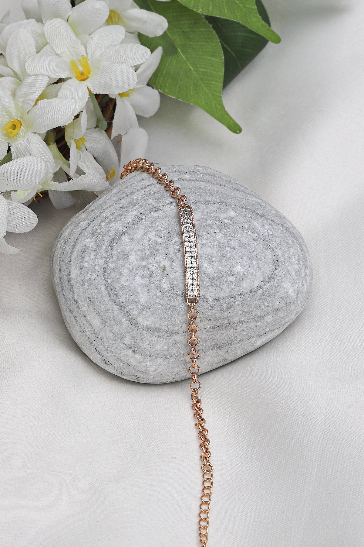 Xuping Stone Detailed Bracelet