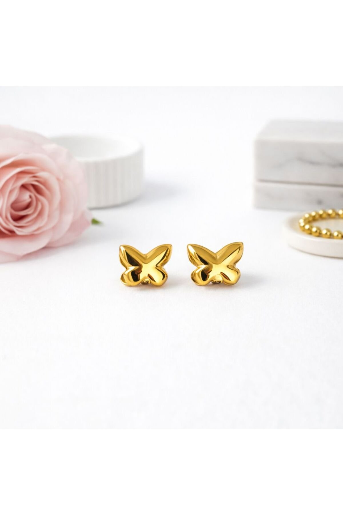 KELEBEK MODEL ÇELİK KÜPE