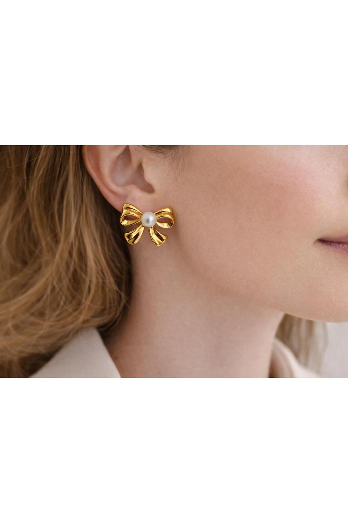 FİYONK MODEL GOLD KÜPE