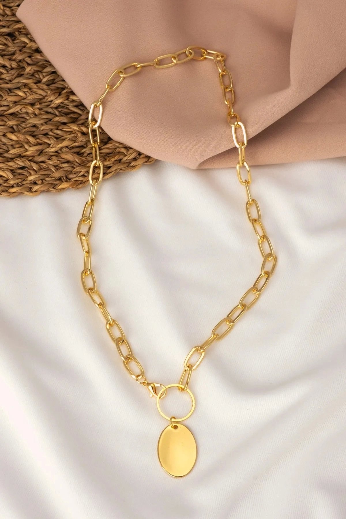 Plain Chain Unisex Necklace
