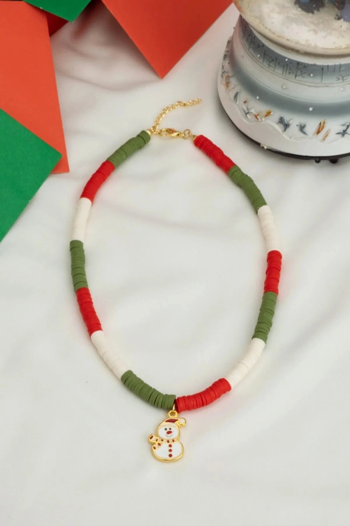Christmas Fimo Custom Made Necklace