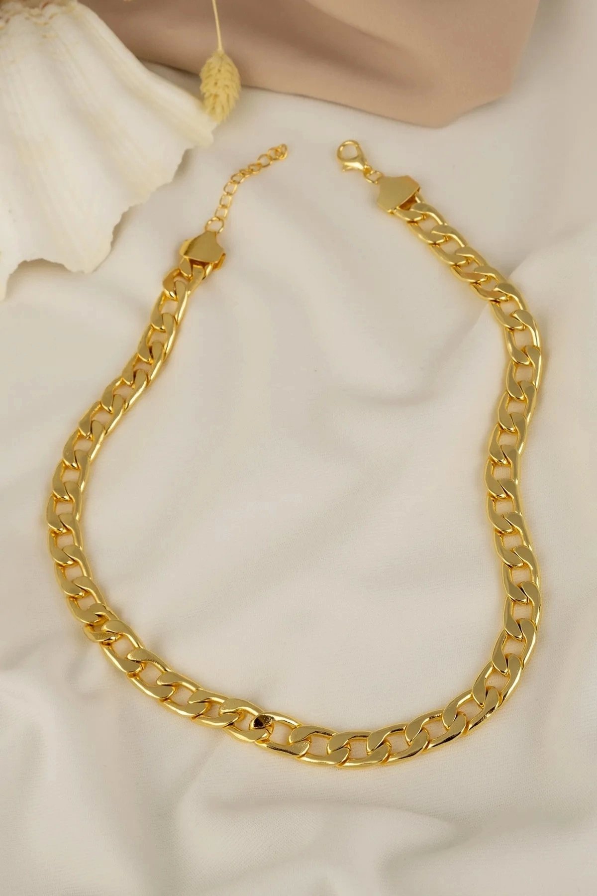 Steel Gold Plated Necklace