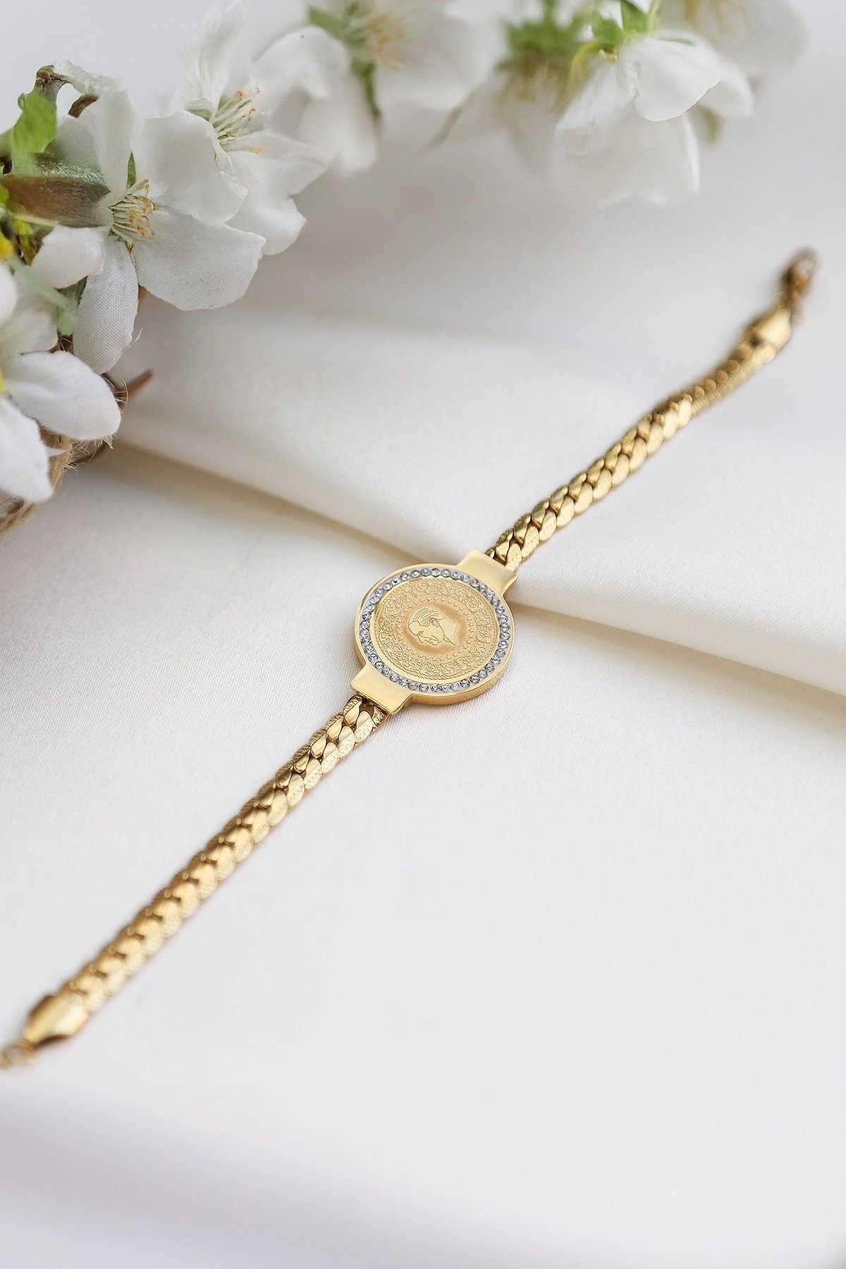 Çeyrek Model Çelik Bileklik